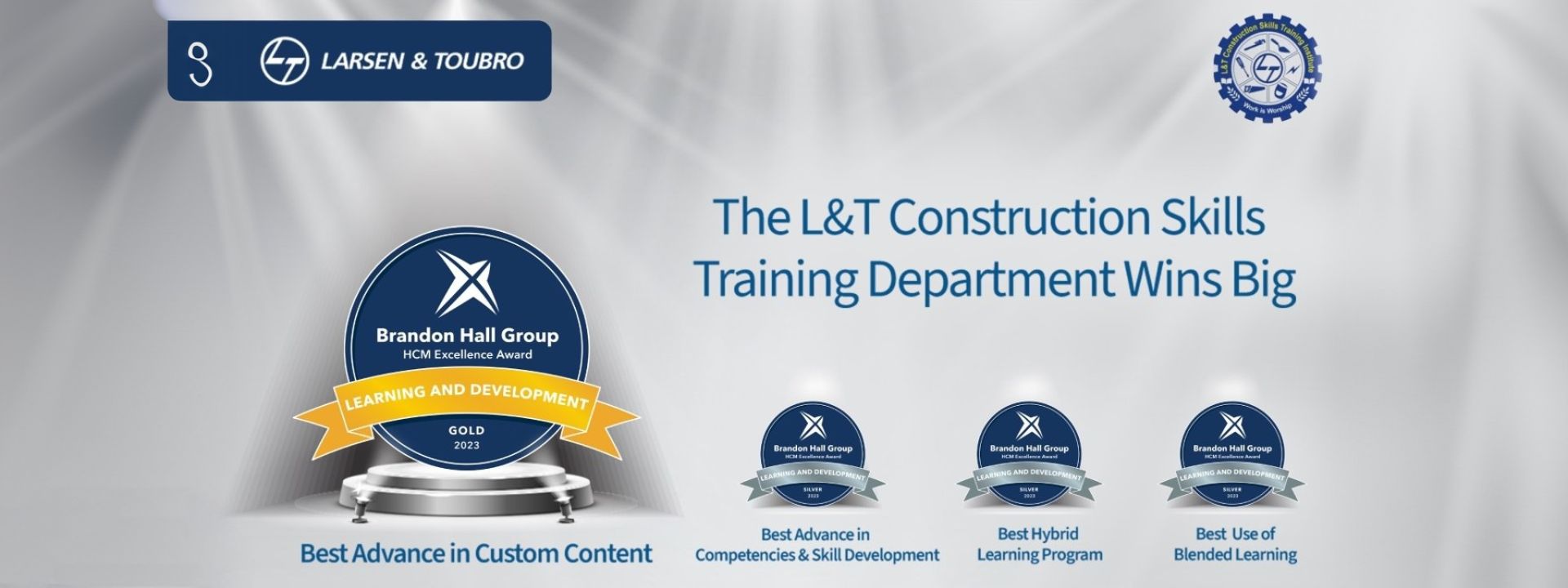 Brandon Hall Awards To L&T Cstis - L&T Construction