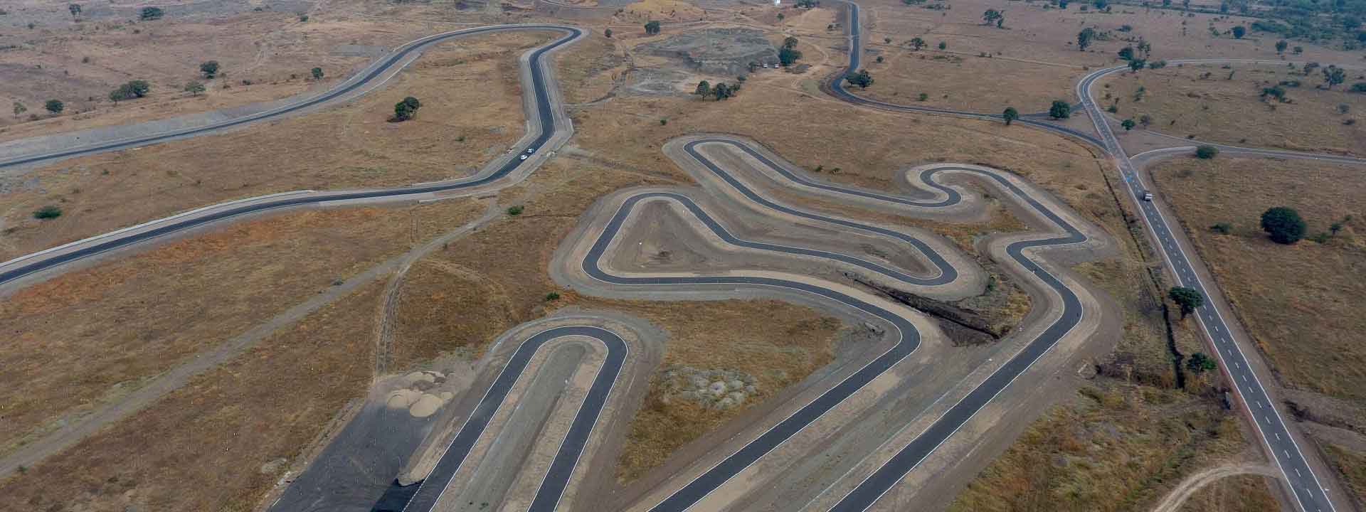 High speed test track construction companies in India- L&T Construction