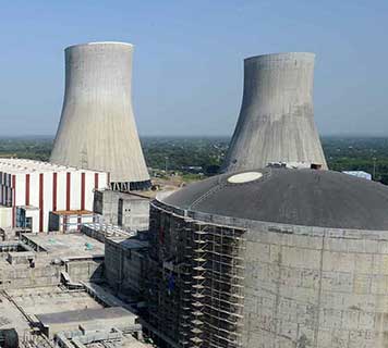 Atomic Power plant in Kakrapar- L&T Construction