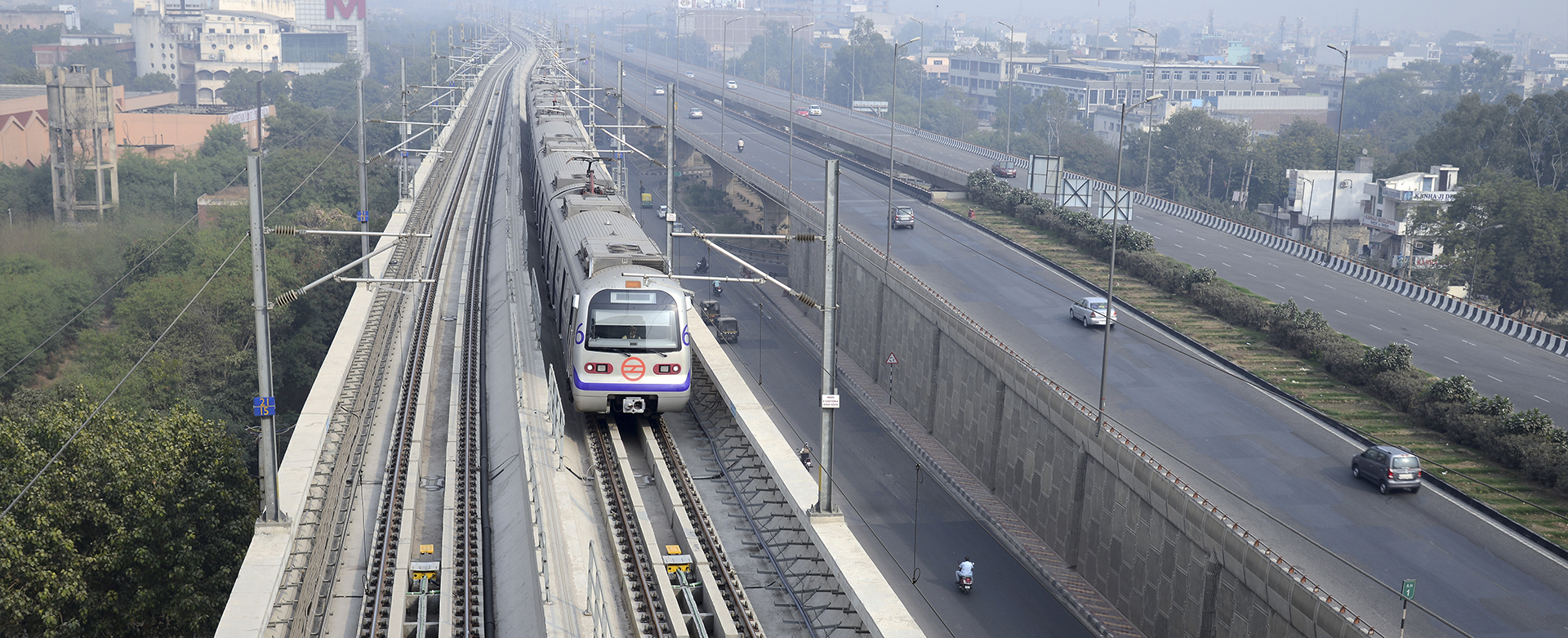 Metro Rail in Delhi- L&T Construction