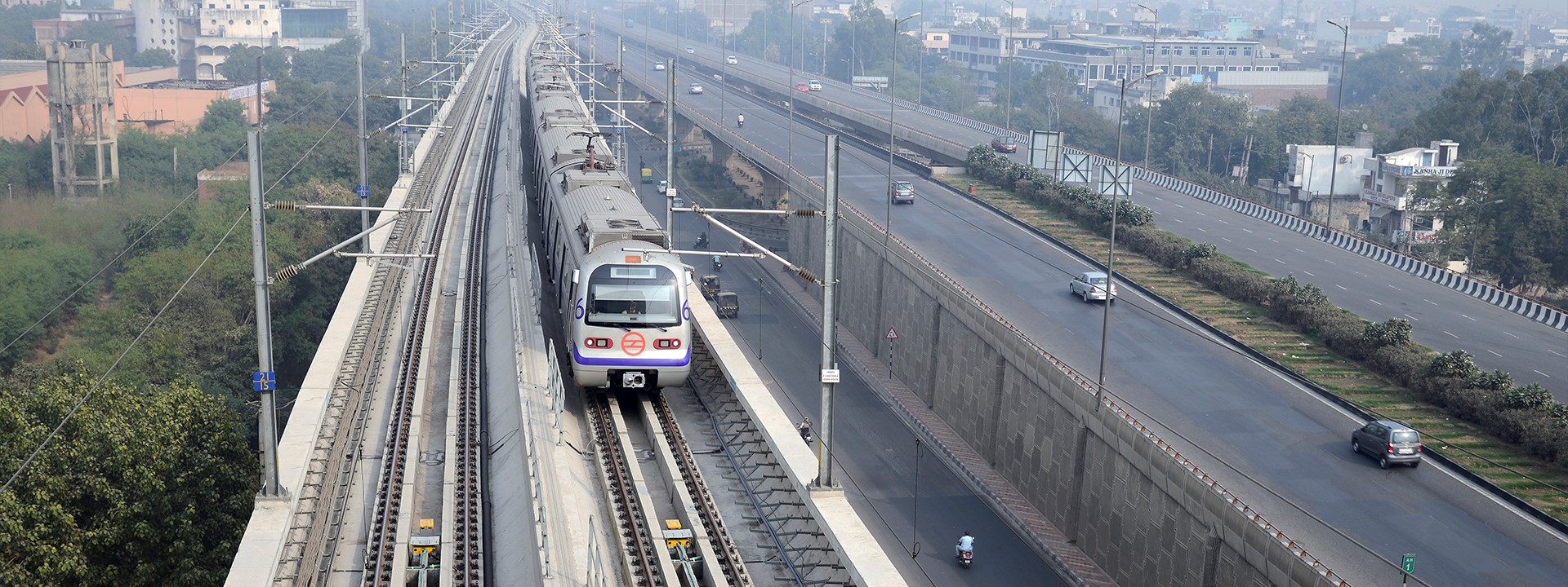 Metro Rail in Delhi- L&T Construction