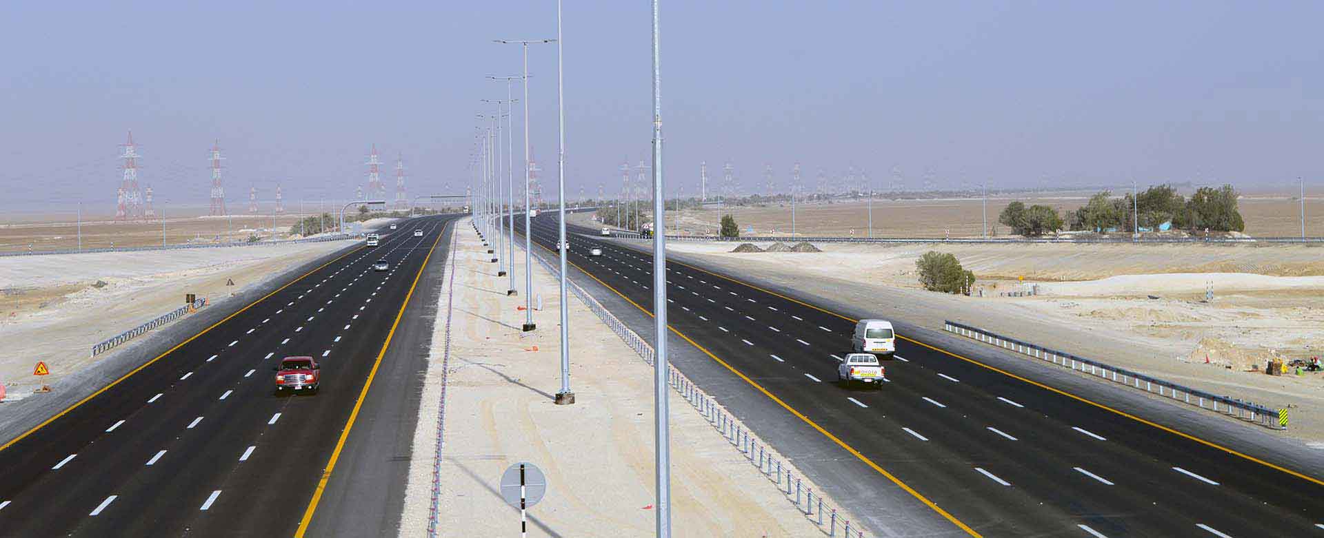 Mafraq-Al Ghweifat Highway in UAE- L&T Construction