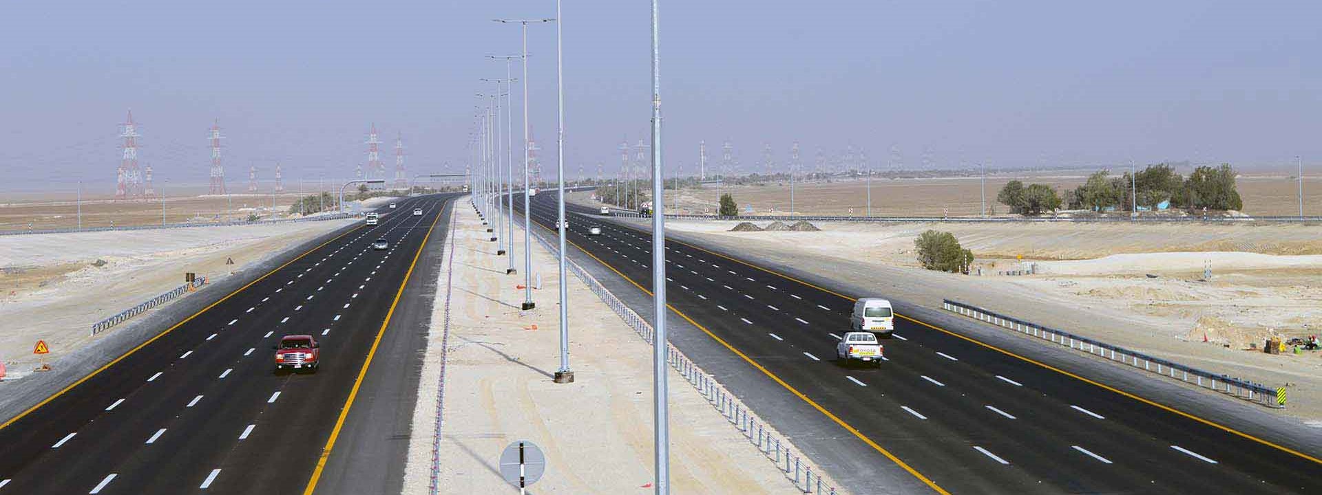 Mafraq-Al Ghweifat Highway in UAE- L&T Construction