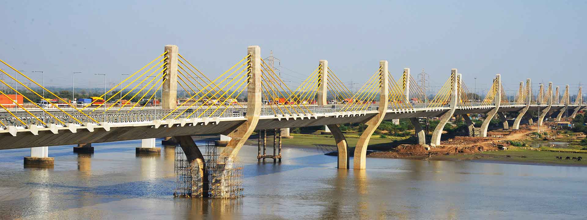 Third Narmada bridge Gujarat's Longest Bridge L&T Construction
