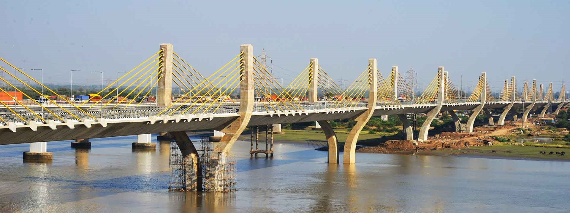 Third Narmada Bridge Gujarat- L&T Construction