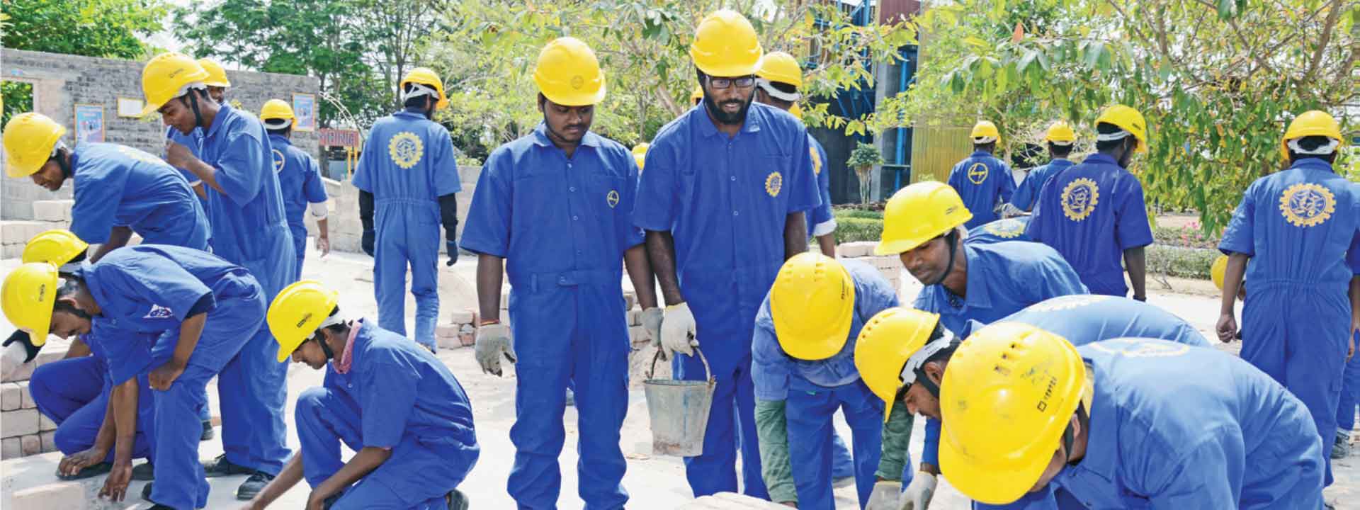 Trainees  skill development - L&T Construction