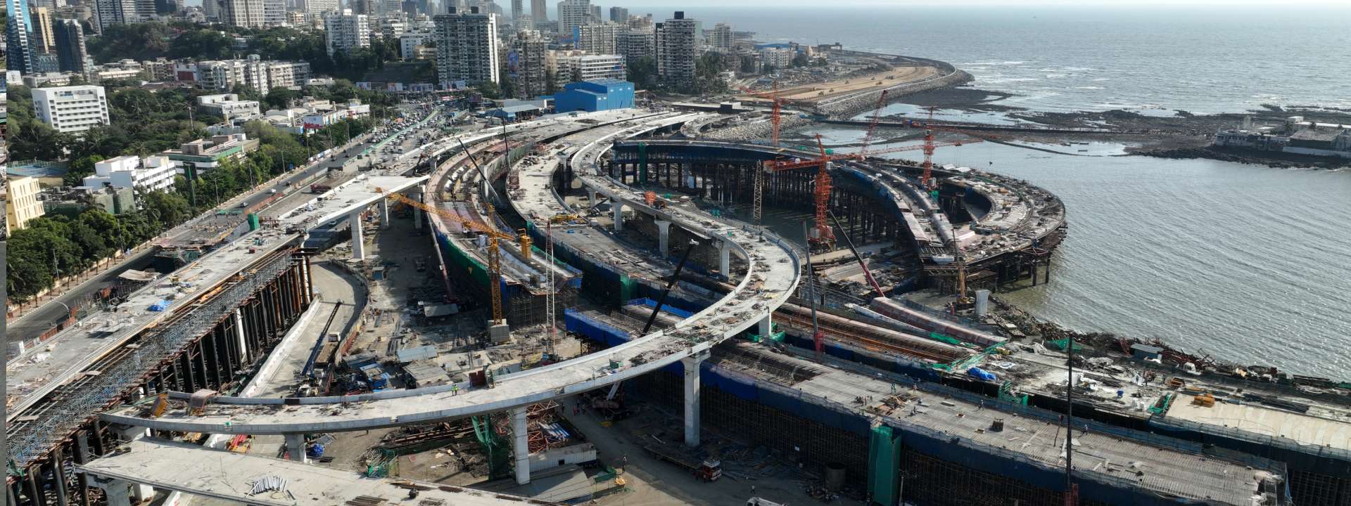 Mumbai Coastal Road- L&T Construction