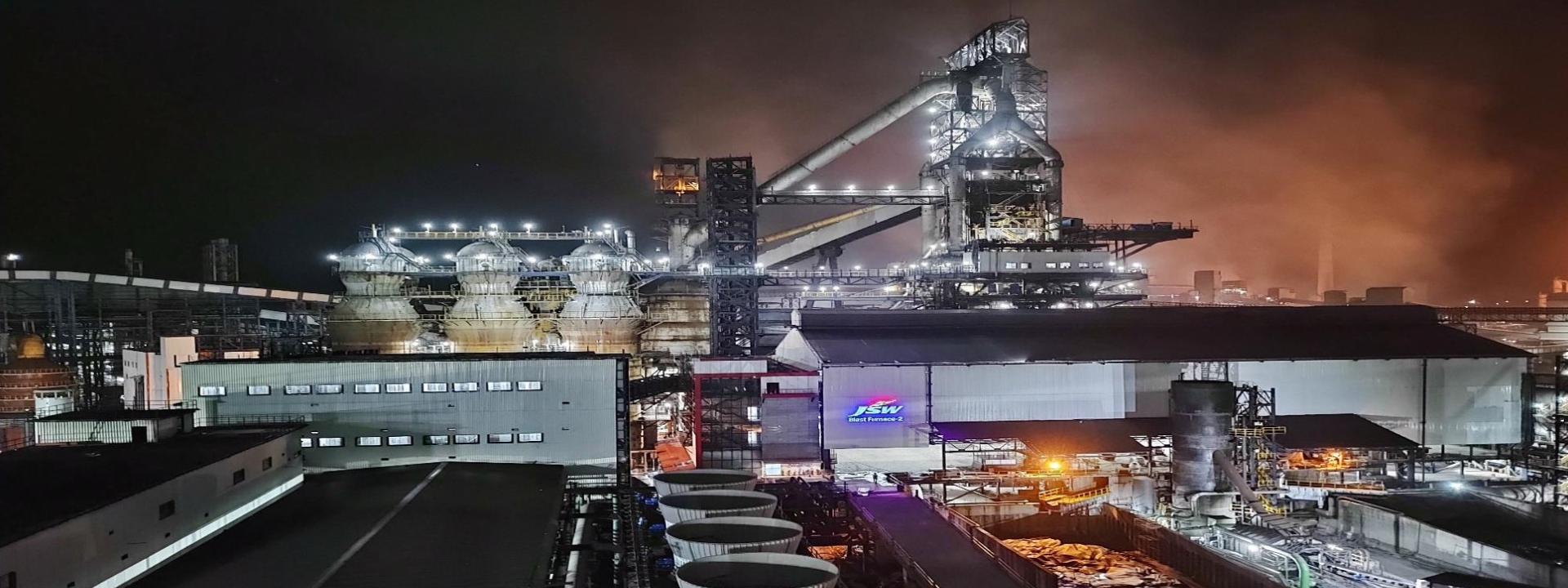 Blast Furnace # 2 at JSW, Dolvi