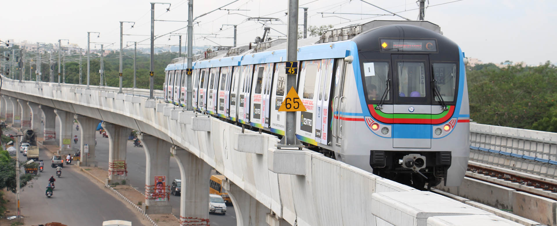 Metro Rail in Hyderabad- L&T Construction