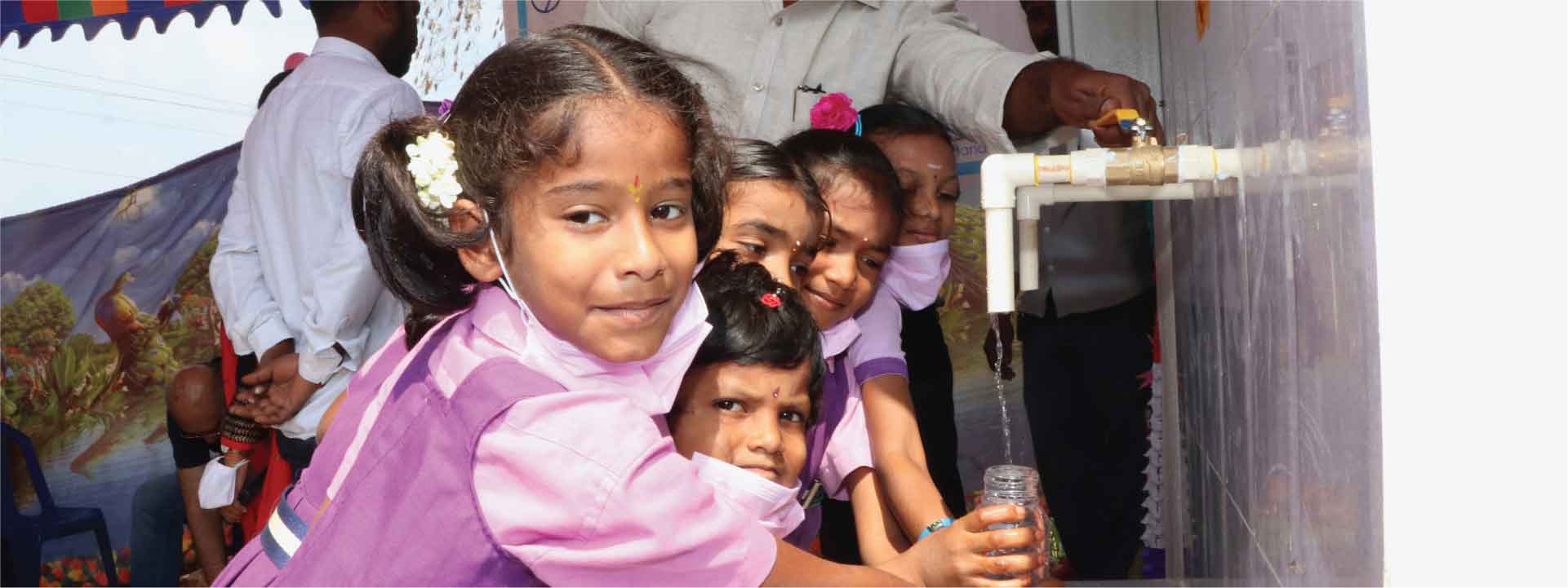 L&T Construction provides RO drinking water facility for school students
