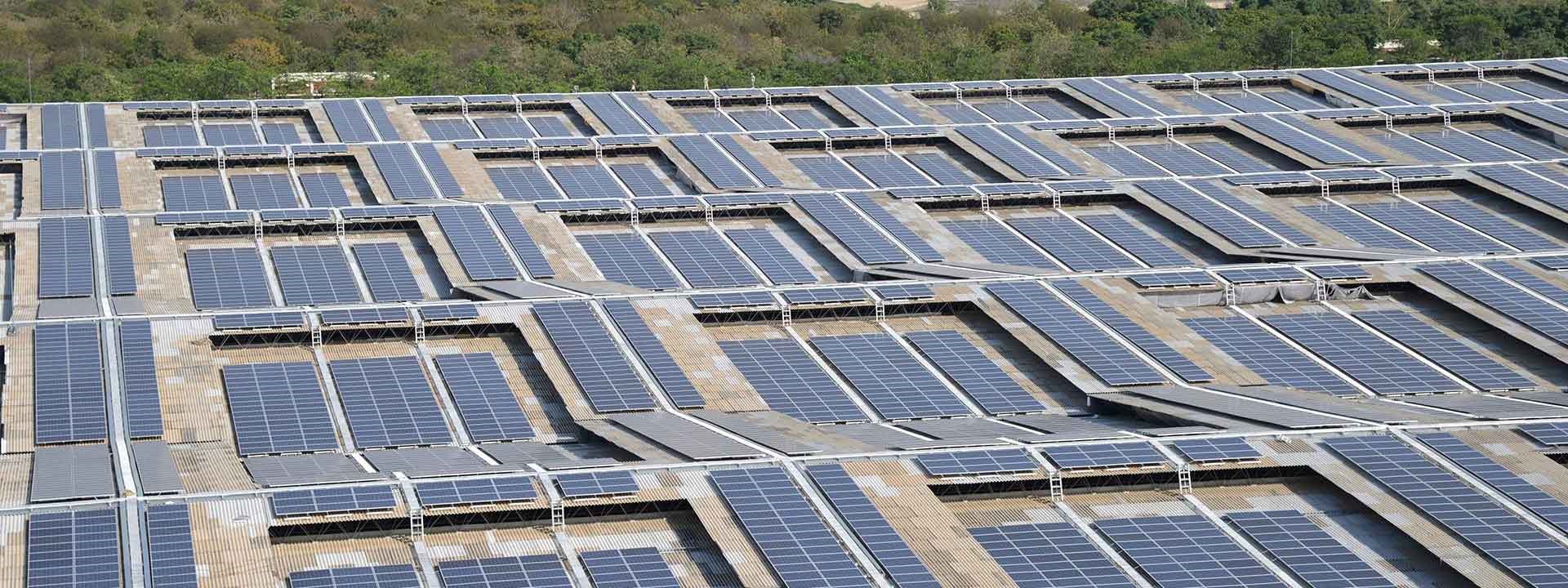 Solar Tracker Plant in Paniyur- L&T Construction