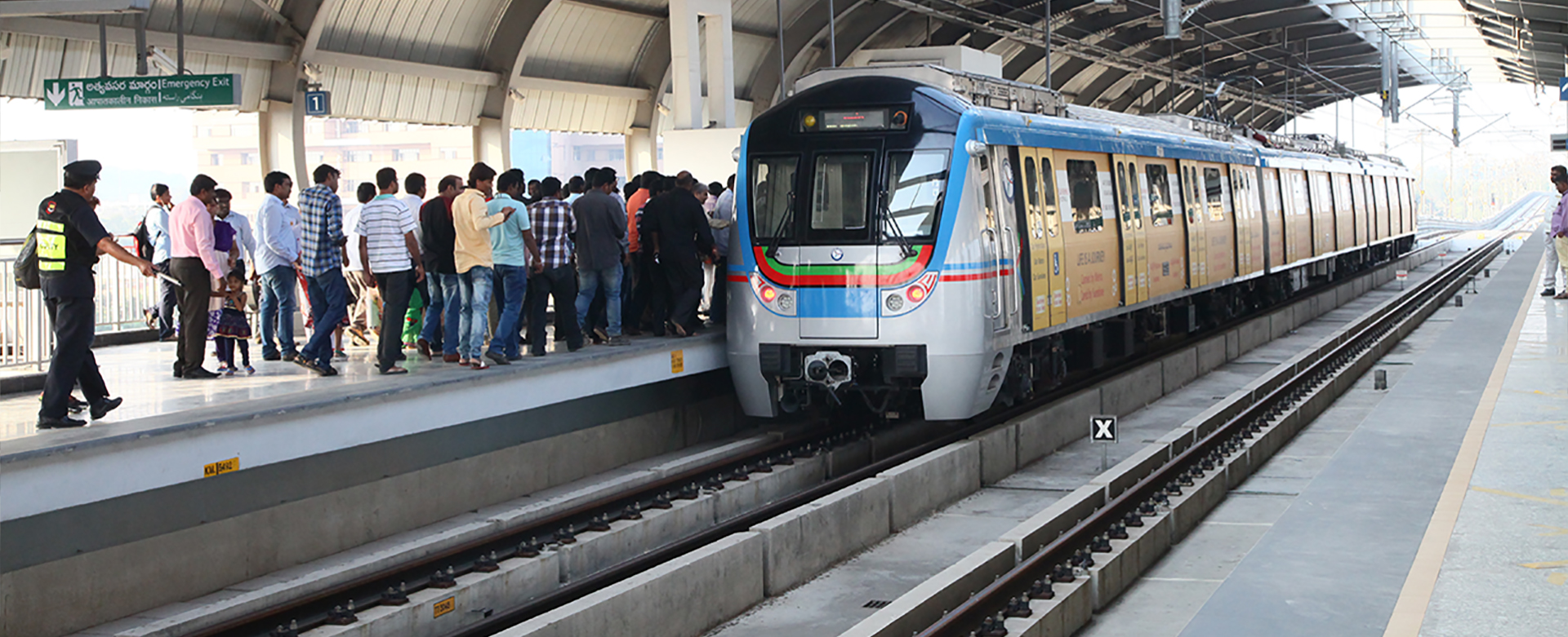 Metro Rail in Hyderabad- L&T Construction