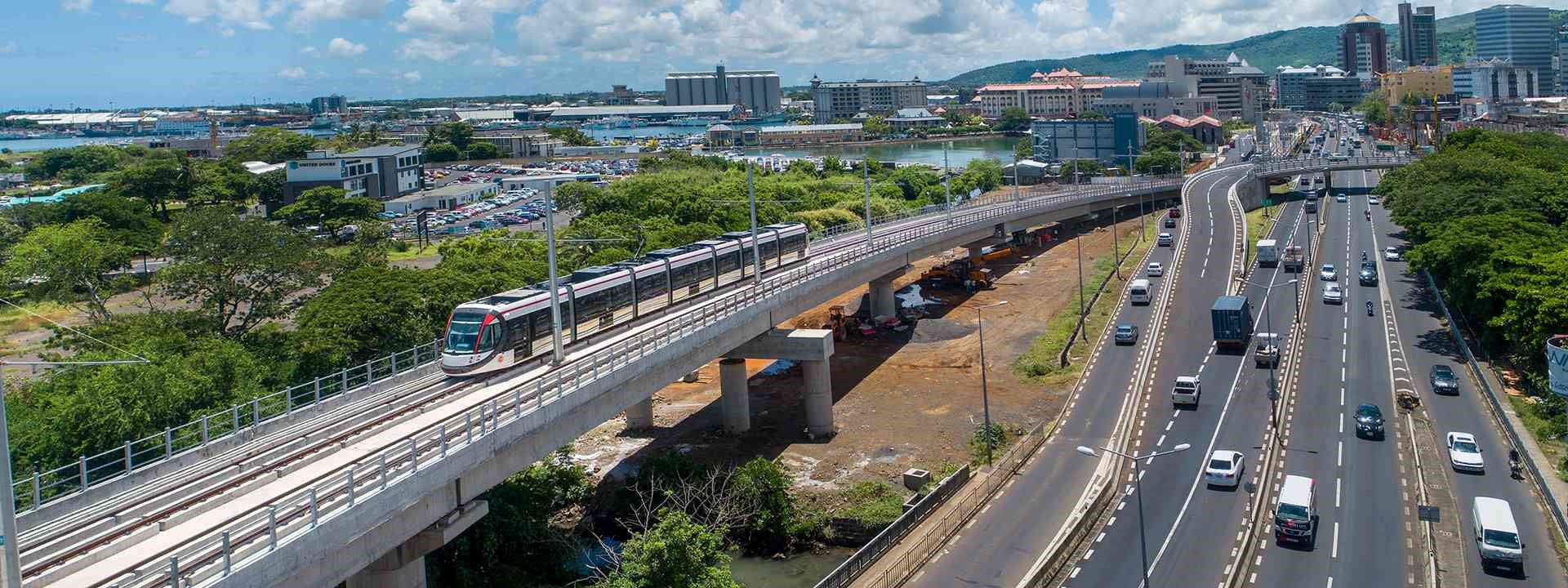 Mauritius’s first light rail transit system- L&T Construction