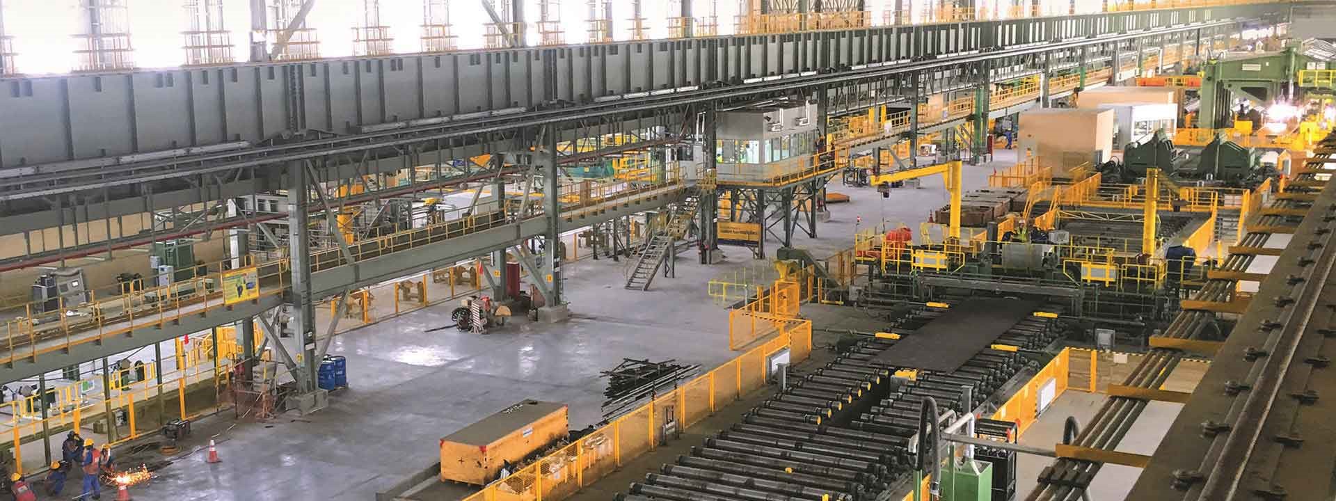 LSAW Pipe mill in UAE- L&T Construction