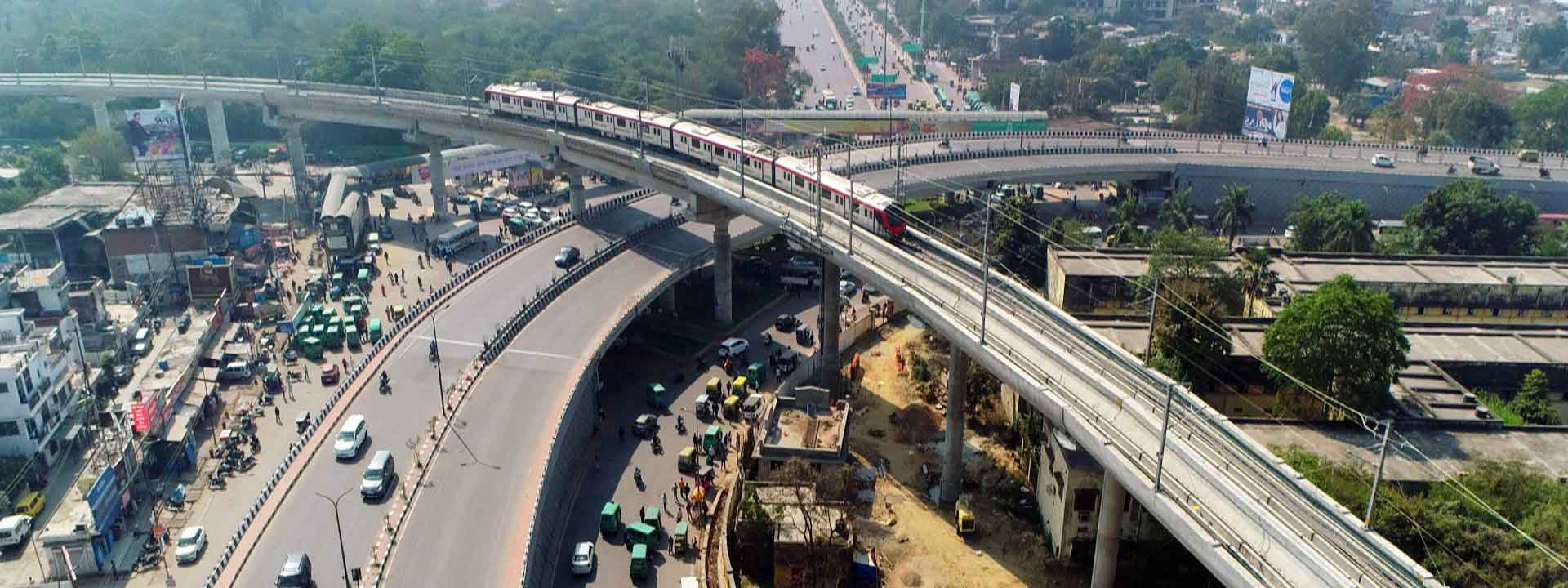 Metro Rail in Lucknow- L&T Construction