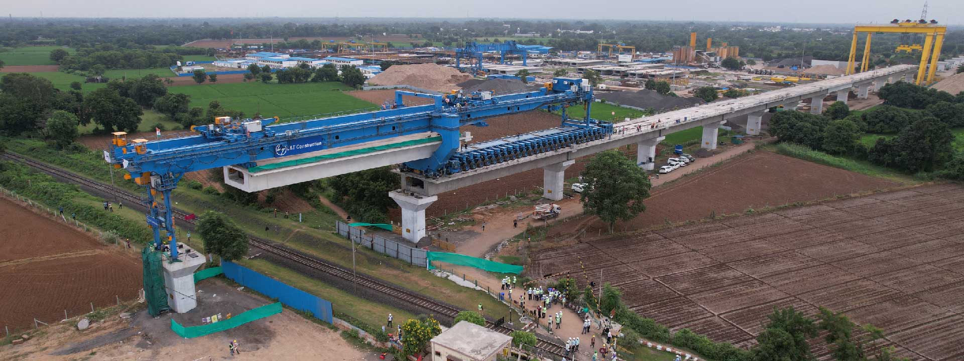 High Speed Rail corridor in India- L&T Construction