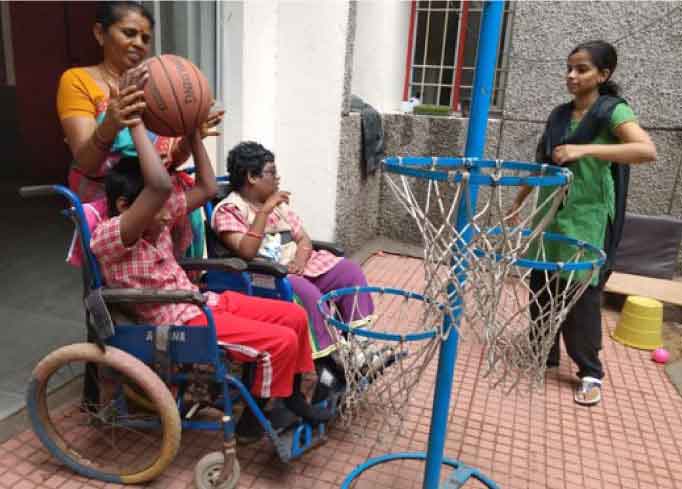 L&T Special children school programme vidyasagar