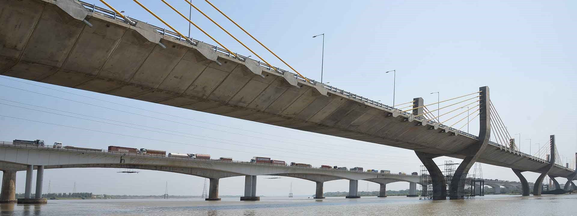 Third Narmada Bridge Gujarat- L&T Construction