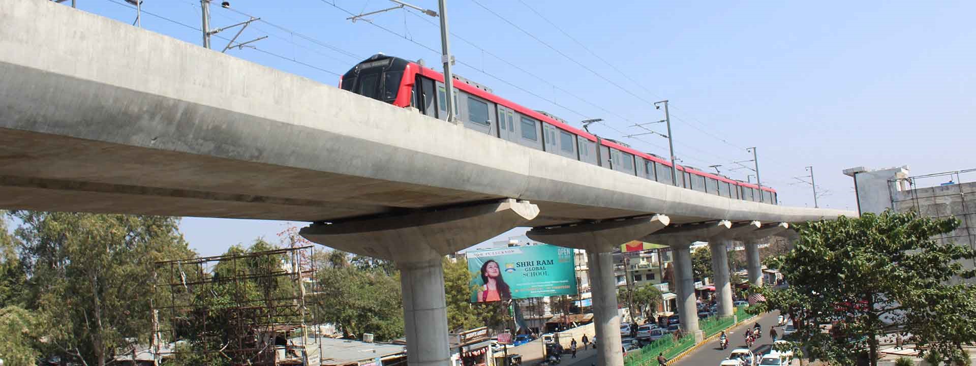 Metro Rail in Lucknow- L&T Construction