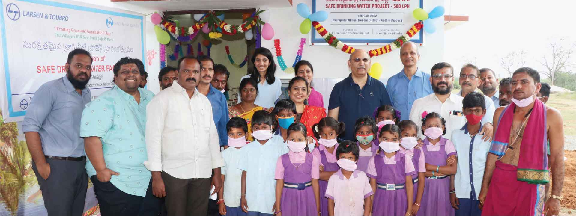 L&T Construction launches RO plant - L&T Construction