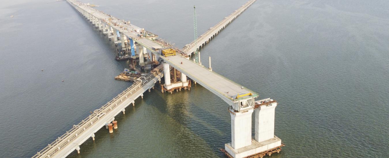Mumbai Trans Harbour link Maharastra- L&T Construction