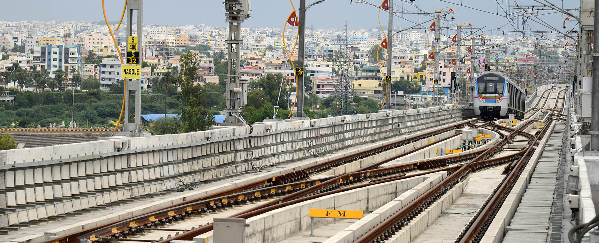 Metro Rail in Hyderabad- L&T Construction