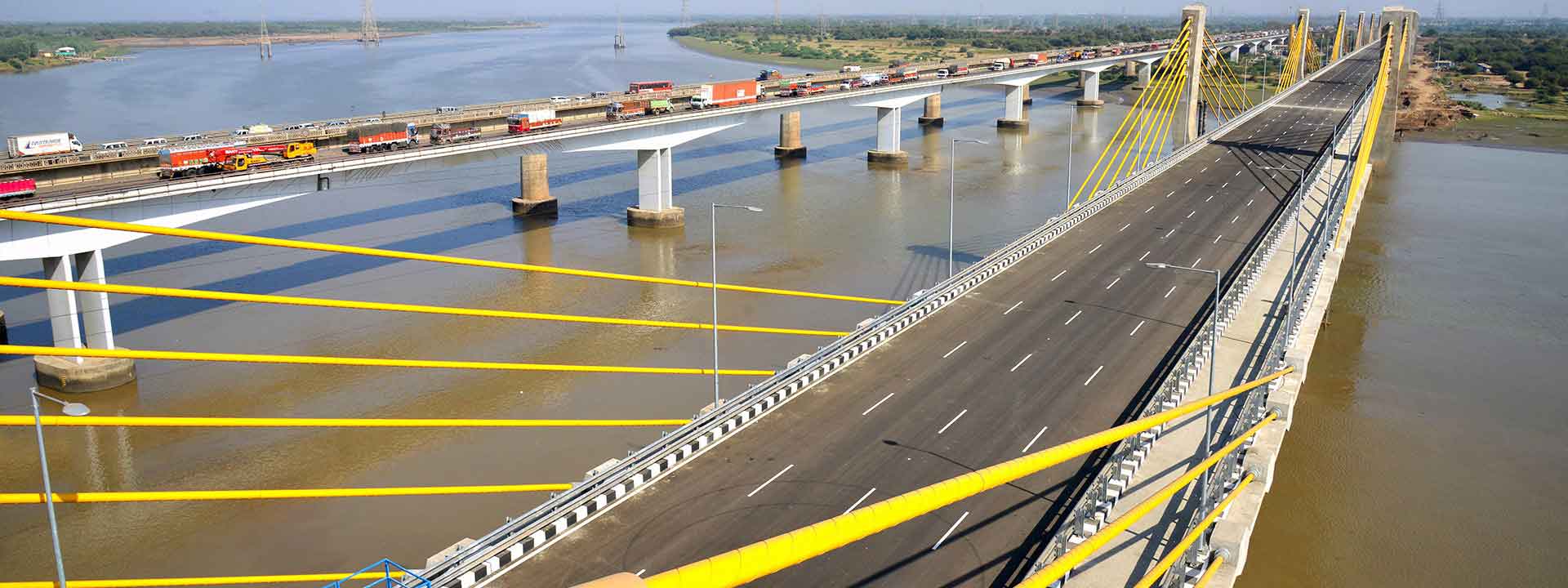 Third Narmada Bridge Gujarat- L&T Construction