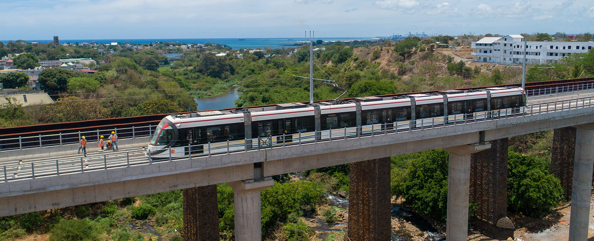 Mauritius’s first light rail transit system- L&T Construction